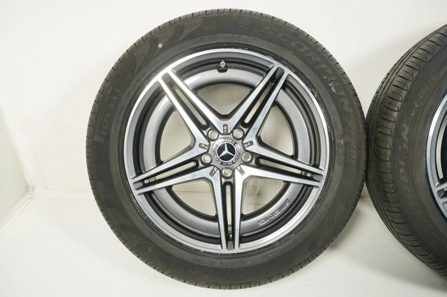 Original Mercedes EQC N293 19 Zoll AMG Alufelgen Winterräder mit neuen Winterreifen