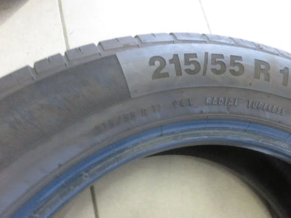2 X 215 55 R17 94V Sommerreifen Continental ContiPremiumContact 5 2019 6,5mm