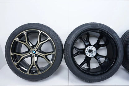 Neu BMW X5 X6 G05 Sommerreifen Sommerräder M741 Gold 21 Zoll
