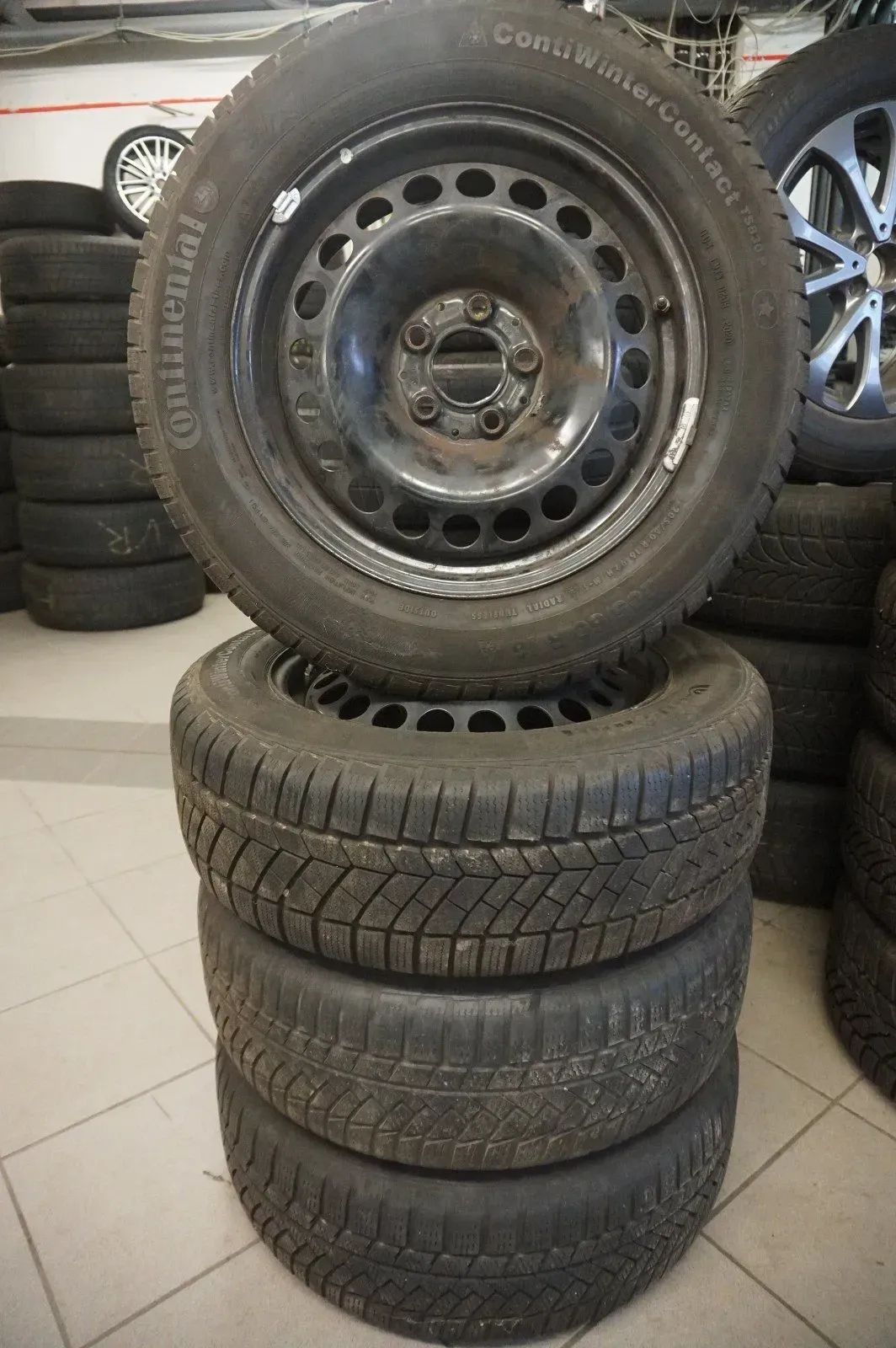 Mercedes C-Class W205 S205 Steel Wheels Winter Wheels Winter Tires 205 60 R16