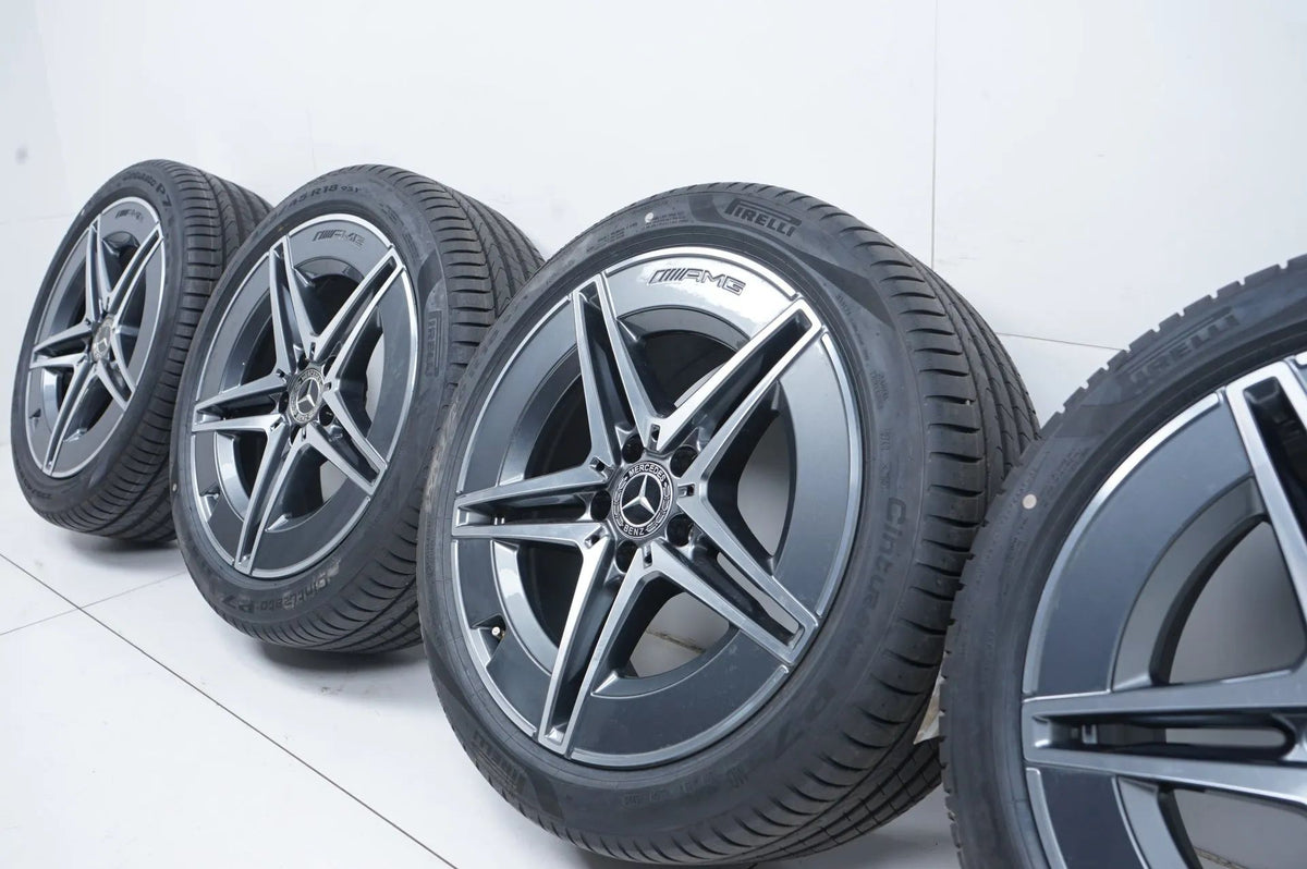 Mercedes C Class W206 summer tires, summer wheels AMG 18 inch Detailansicht 8