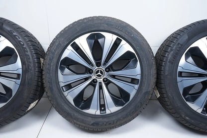Original Mercedes EQC 19 inch alloy wheels winter tires winter wheels 235 55 R19 7mm