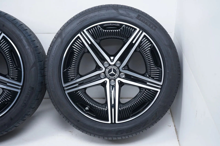New Mercedes EQS V297 W297 summer wheels, summer tires, 20 inch