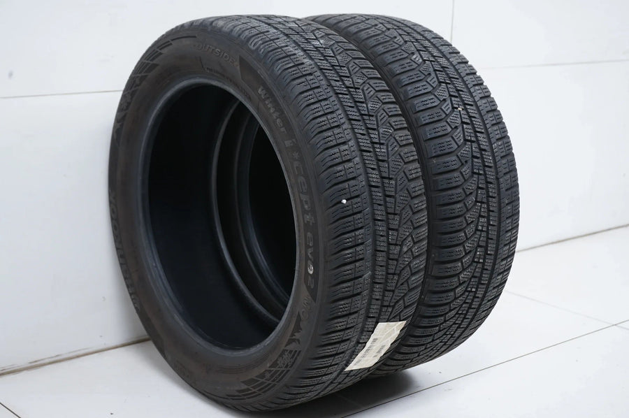 2x pneus hiver Hankook 205 55 17 pouces environ 4 mm DOT23 MO