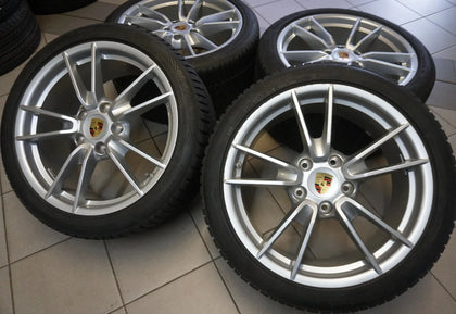 Jantes alliage Originales Porsche 911 992 19 20 pouces TOP Pneus hiver Roues hiver