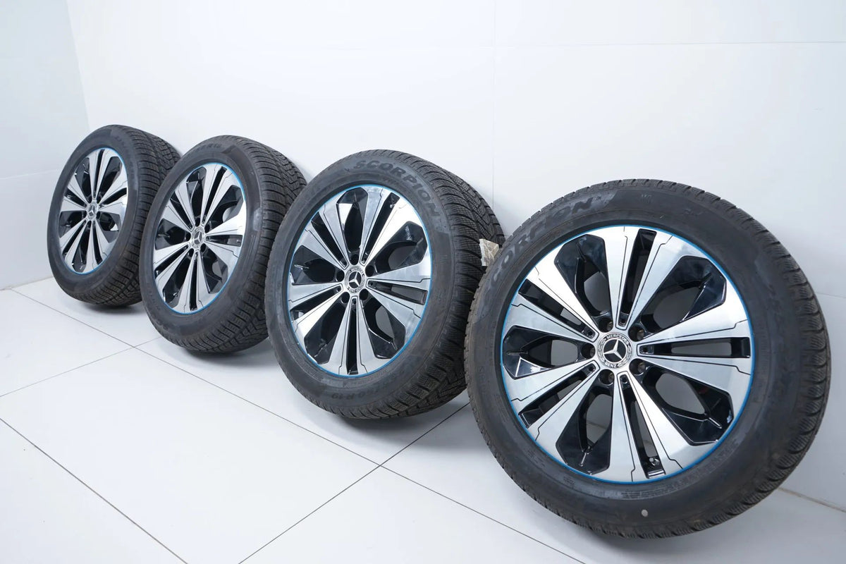 Original Mercedes EQC N293 19 inch alloy wheels winter tires 235 55 255 50 R19 7mm Detailansicht 7