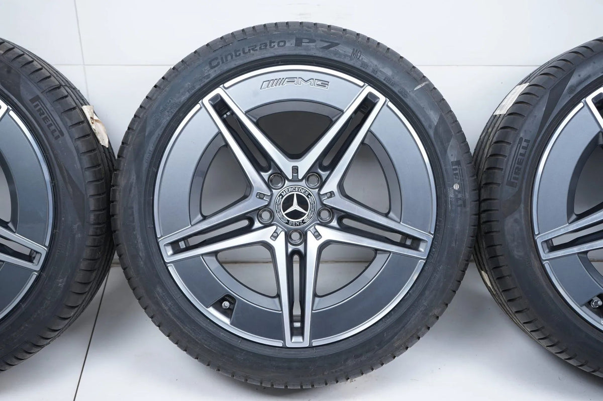 Mercedes C Class W206 summer tires, summer wheels AMG 18 inch Detailansicht 4