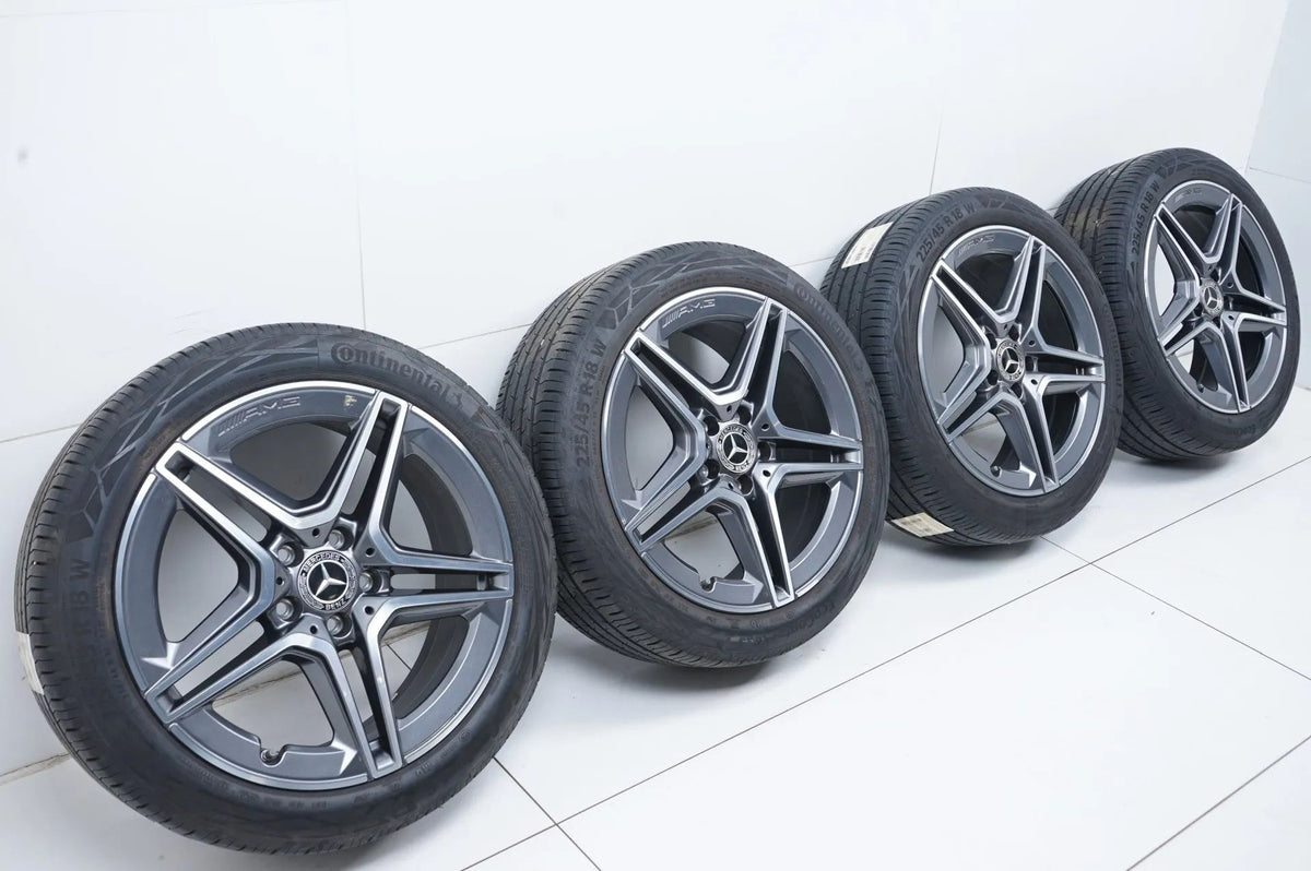 Mercedes A-Class W177 CLA C118 TOP 18-inch AMG Alloy Wheels Summer Tires 225 45 R18 Detailansicht 2