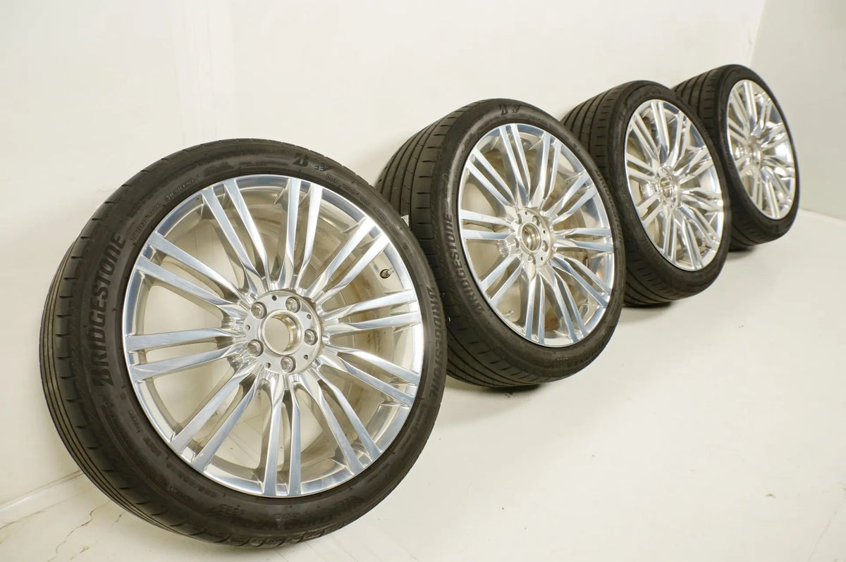 Original Mercedes S-Klasse W223 V223 20 Zoll Alufelgen Sommerräder Sommerreifen Detailansicht 2