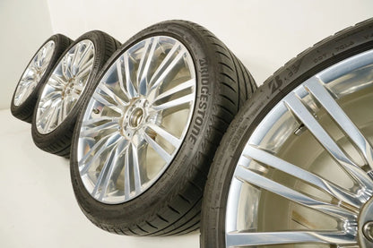 Original Mercedes S-Klasse W223 V223 TOP 20 Zoll Alufelgen Chrom mit neuen Winterreifen
