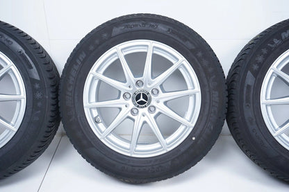 Roues et pneus hiver 16 pouces pour Mercedes Classe AB W177 W247