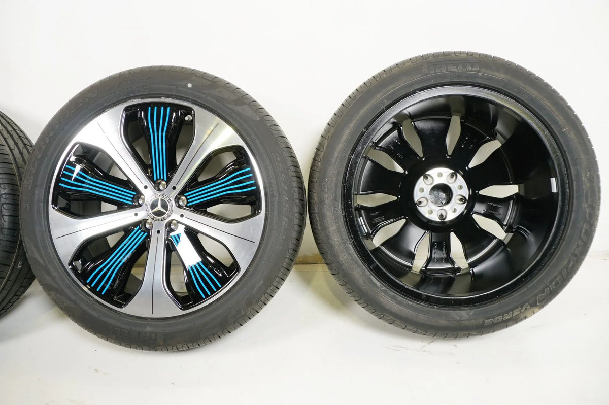 Original Mercedes EQC N293 20 Inch Alloy Wheels Summer Tires 235 50 255 45 R20 8mm Detailansicht 14