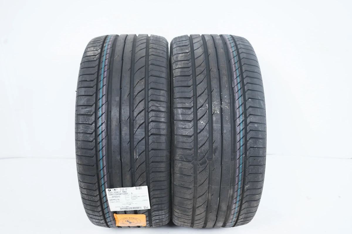 2x pneus été Hankook 255 45 17 pouces DOT18 BMW environ 4mm Vue détaillée 2
