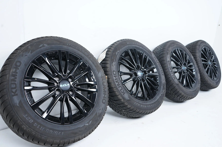 KIA inconnu roues d'hiver pneus d'hiver 175 65 14 pouces 4 trous