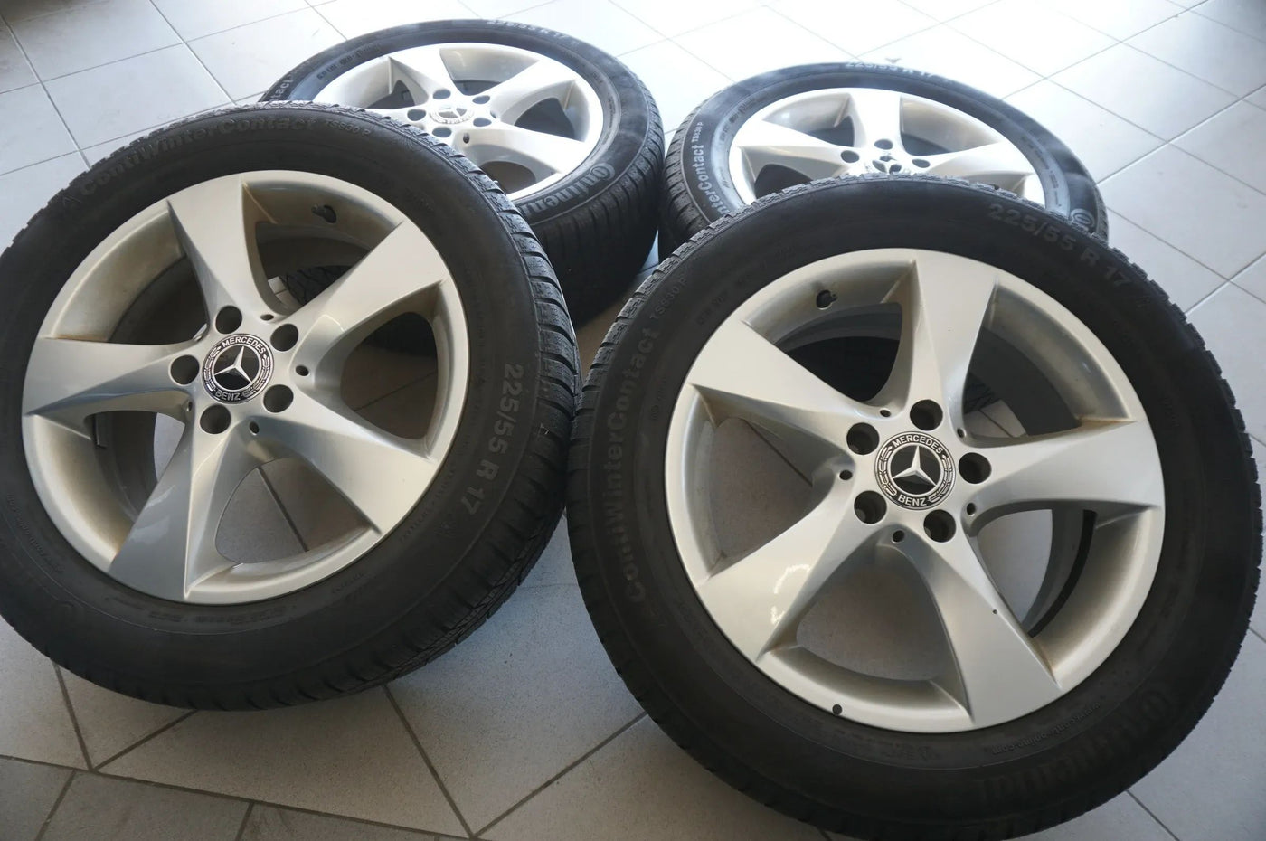 Original Mercedes V-Klasse Vito W447 TOP 17 Zoll Alufelgen Winterreifen