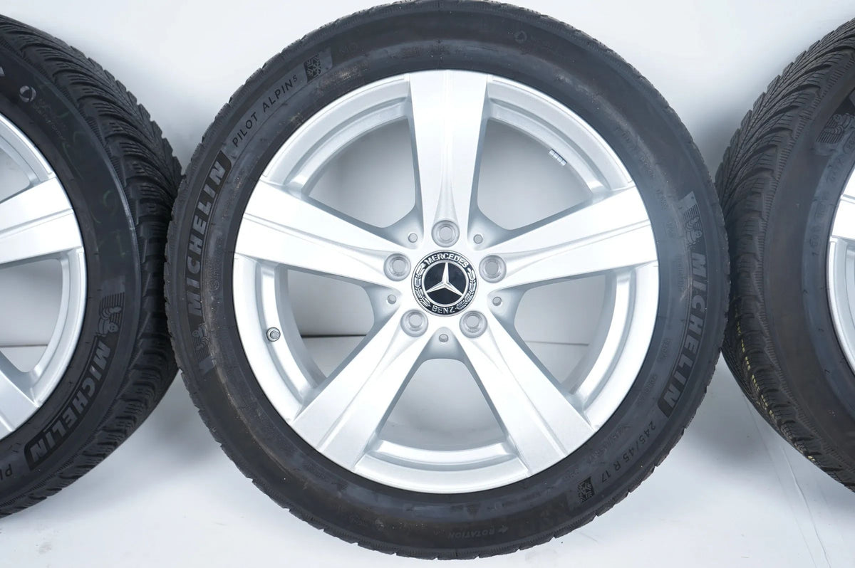 Mercedes C Klasse Hybrid W206 Winterreifen Winterräder 17 Zoll Detailansicht 5