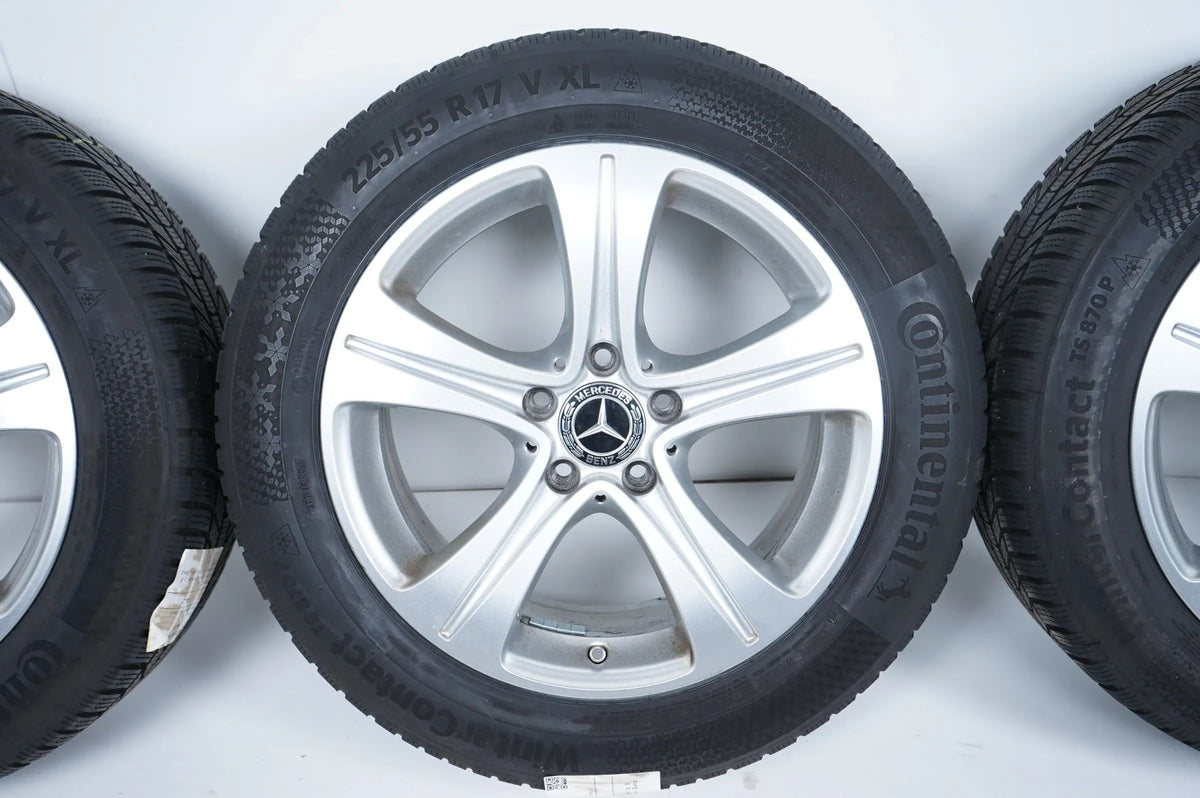 Mercedes E Class W213 Winter Wheels Winter Tires 225 55 17 Inch Detail view 4