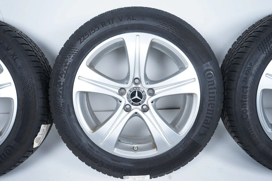 Mercedes E Class W213 Winter Wheels Winter Tires 225 55 17 Inch