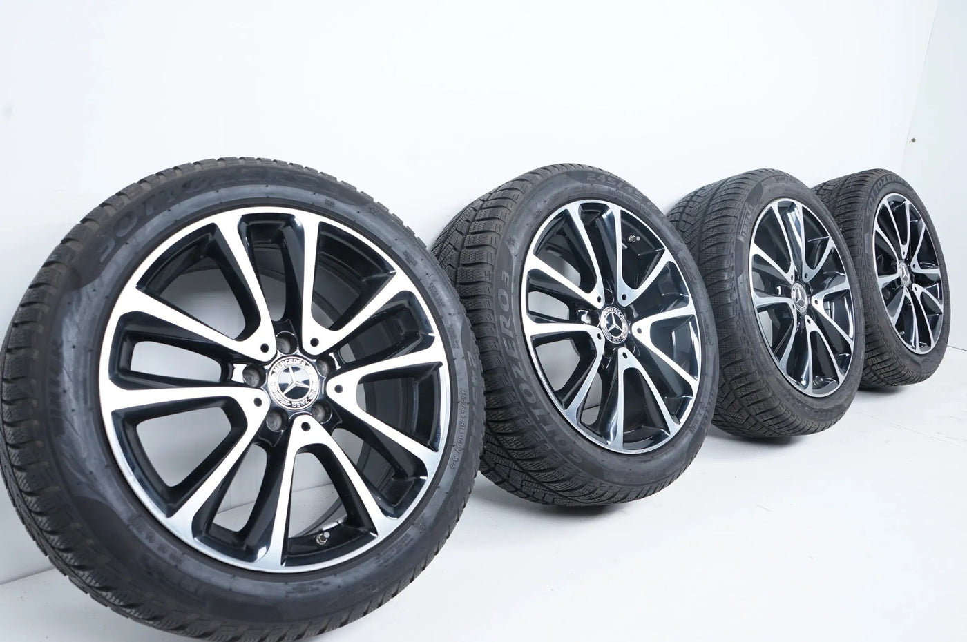 Ruote invernali Mercedes Classe E W213, pneumatici invernali 245 45 18 pollici