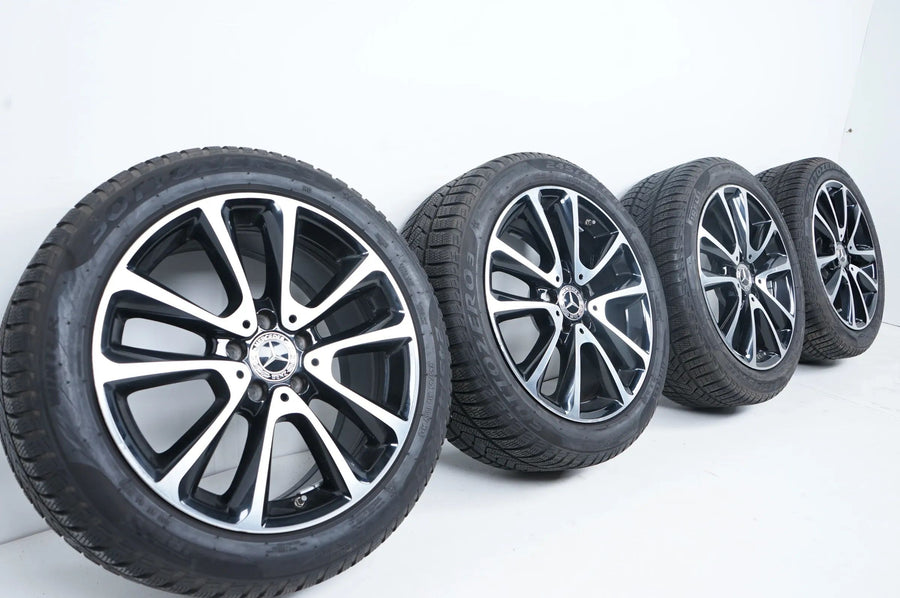 Ruote invernali Mercedes Classe E W213, pneumatici invernali 245 45 18 pollici