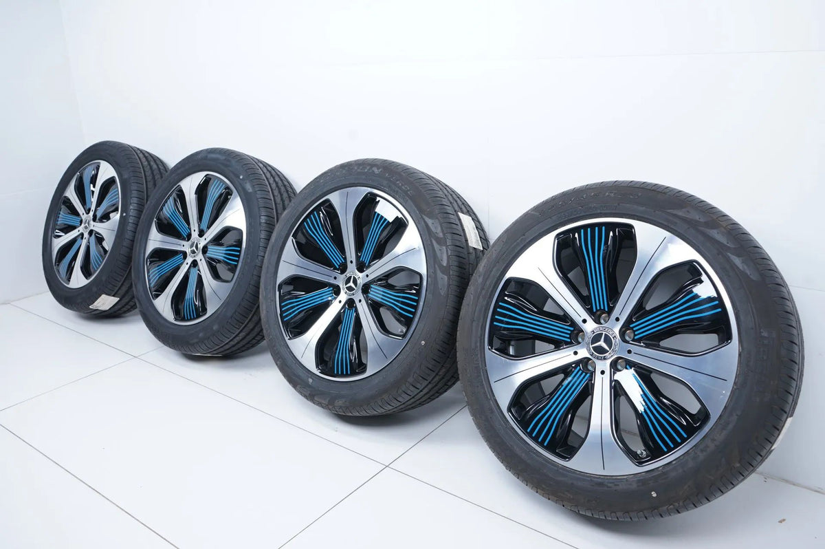 Original Mercedes EQC Alloy Wheels Summer Wheels Summer Tires 235 50 255 45 R 20 Inch Detailansicht 8