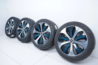 Original Mercedes EQC Alloy Wheels Summer Wheels Summer Tires 235 50 255 45 R 20 Inch