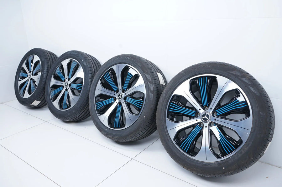 Original Mercedes EQC Alloy Wheels Summer Wheels Summer Tires 235 50 255 45 R 20 Inch