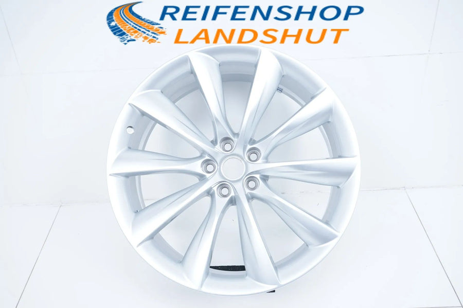 1 x originele Tesla Model X lichtmetalen velg 22 inch 1027247-XX-C 10J ET35