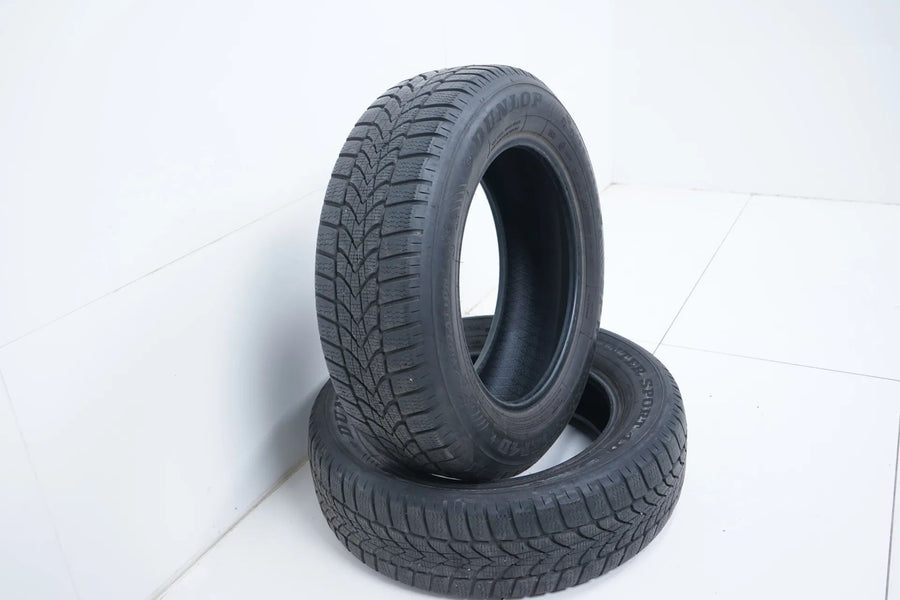 2 x Winter tires 195 65 16 inch Dunlop DOT18 approx. 5mm BMW*