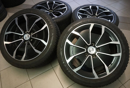 Jantes alliage aéro Porsche Taycan 20 pouces d'origine pneus hiver roues hiver 7mm 2023