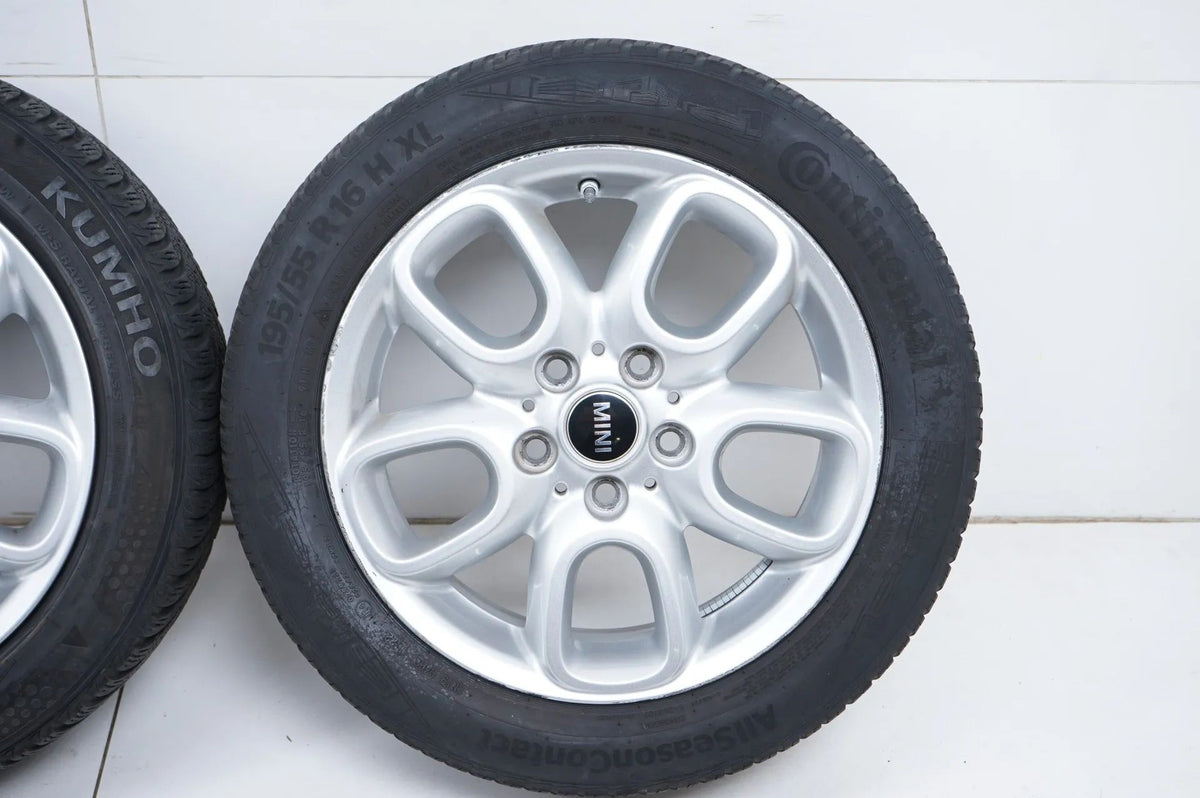 MINI F55 F56 F57 Alloy Wheels Winter Tires 195 55 16 inch 494 Detailansicht 14