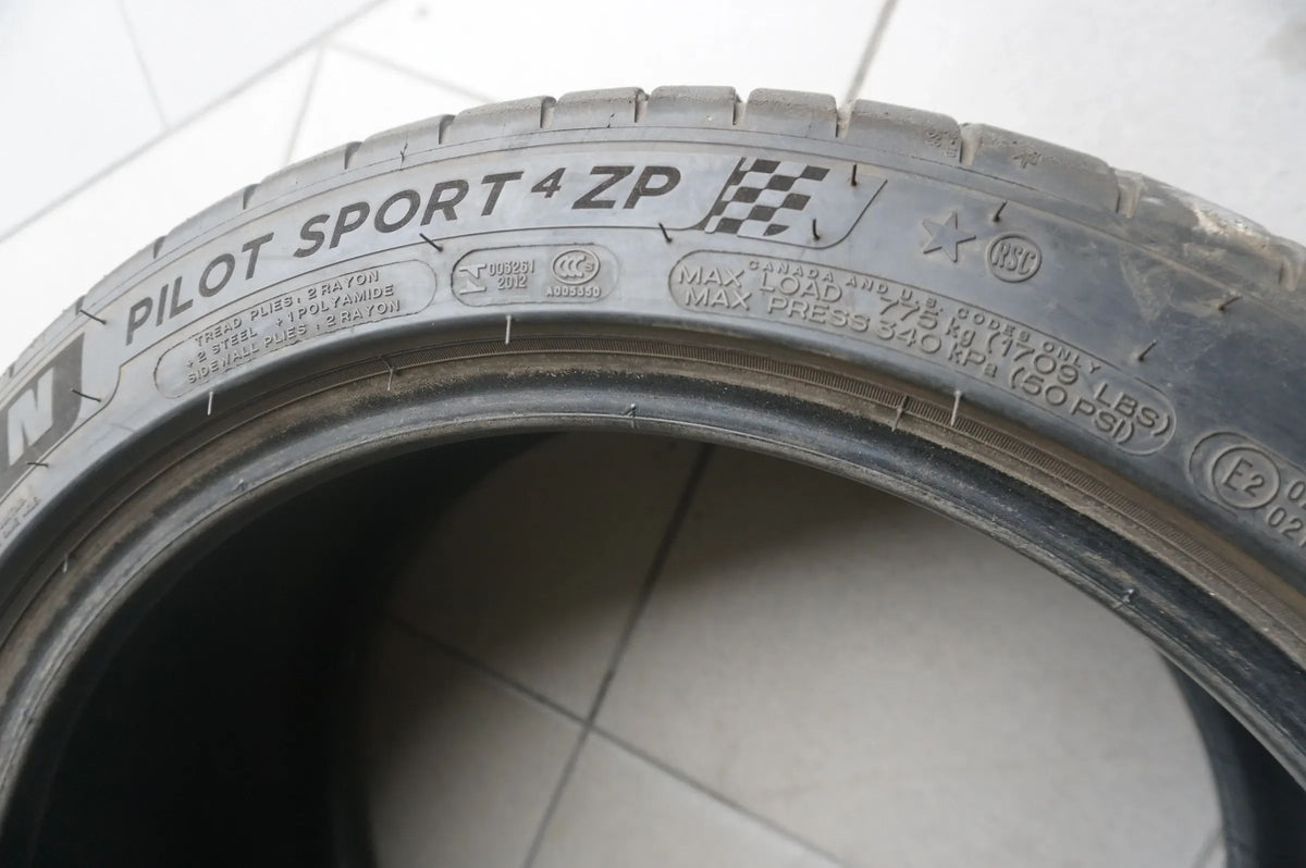 2 X 255 40 R18 99Y Summer tires Michelin Pilot Sport 4 ZP RSC RunFlat 2018 6mm Detailansicht 4