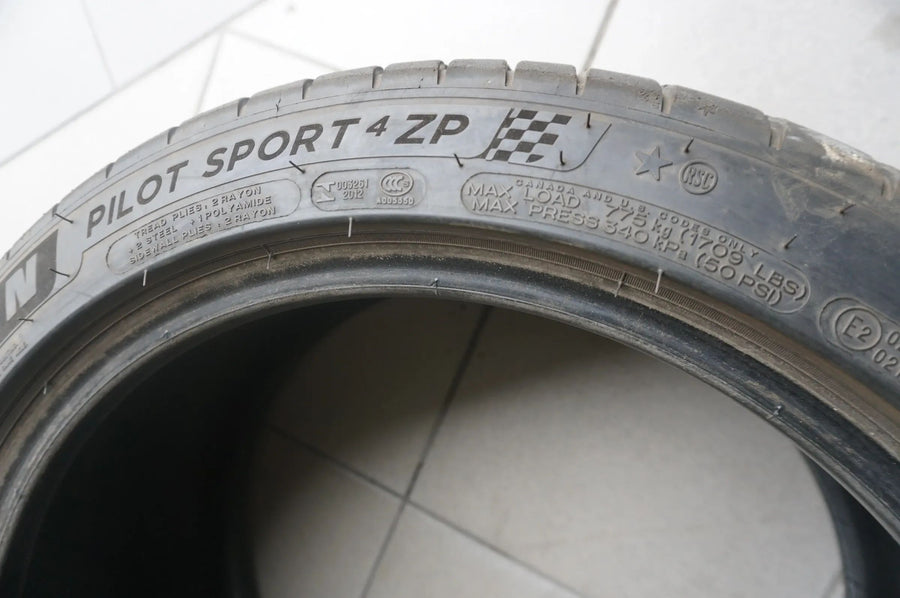 2 X 255 40 R18 99Y Summer tires Michelin Pilot Sport 4 ZP RSC RunFlat 2018 6mm