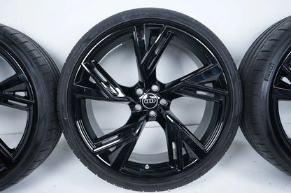 Like New Audi RS6 4K C8 Summer Wheels Summer Tires 285 30 22 Inch 4K0601025DH