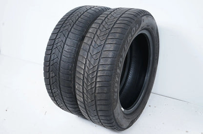 2x pneus hiver Pirelli 225 60 18 pouces DOT20 env. 5mm Bmw*