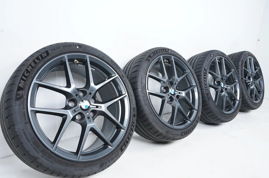Bmw 1er 2er F40 F44 cerchi estivi pneumatici estivi 225 40 18 pollici 554M 8092353