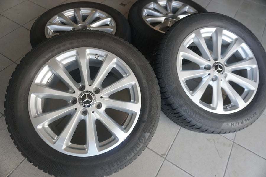 Mercedes E-Klasse W213 S213 Alufelgen Winterräder Winterreifen 225 55 R17 7mm