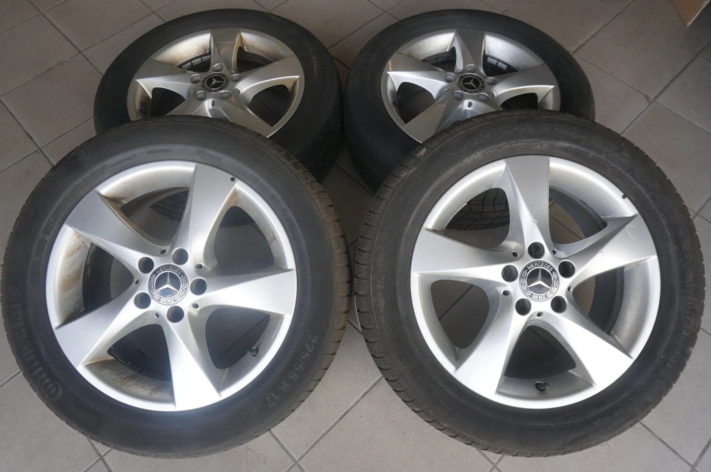 Original Mercedes V-Klasse Vito W447 17 Zoll Alufelgen Winterräder Winterreifen