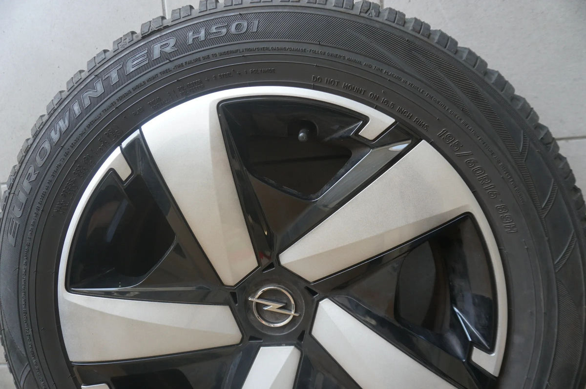 Original Opel Crossland X Stahlfelgen Winterreifen Winterräder 195 60 R16 7mm Detail view 4