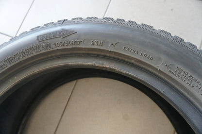 2 X 205 50 R17 93H Winterreifen Michelin Alpin 5 2017 4mm