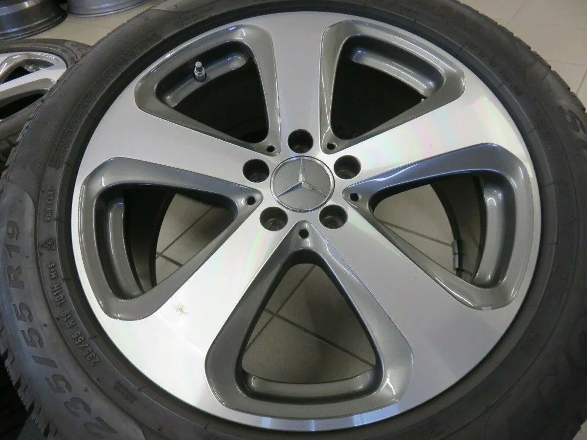 Jantes alu d'origine Mercedes GLC X253 Roues hiver Pneus hiver 235 55 R19 6mm Detailansicht 3