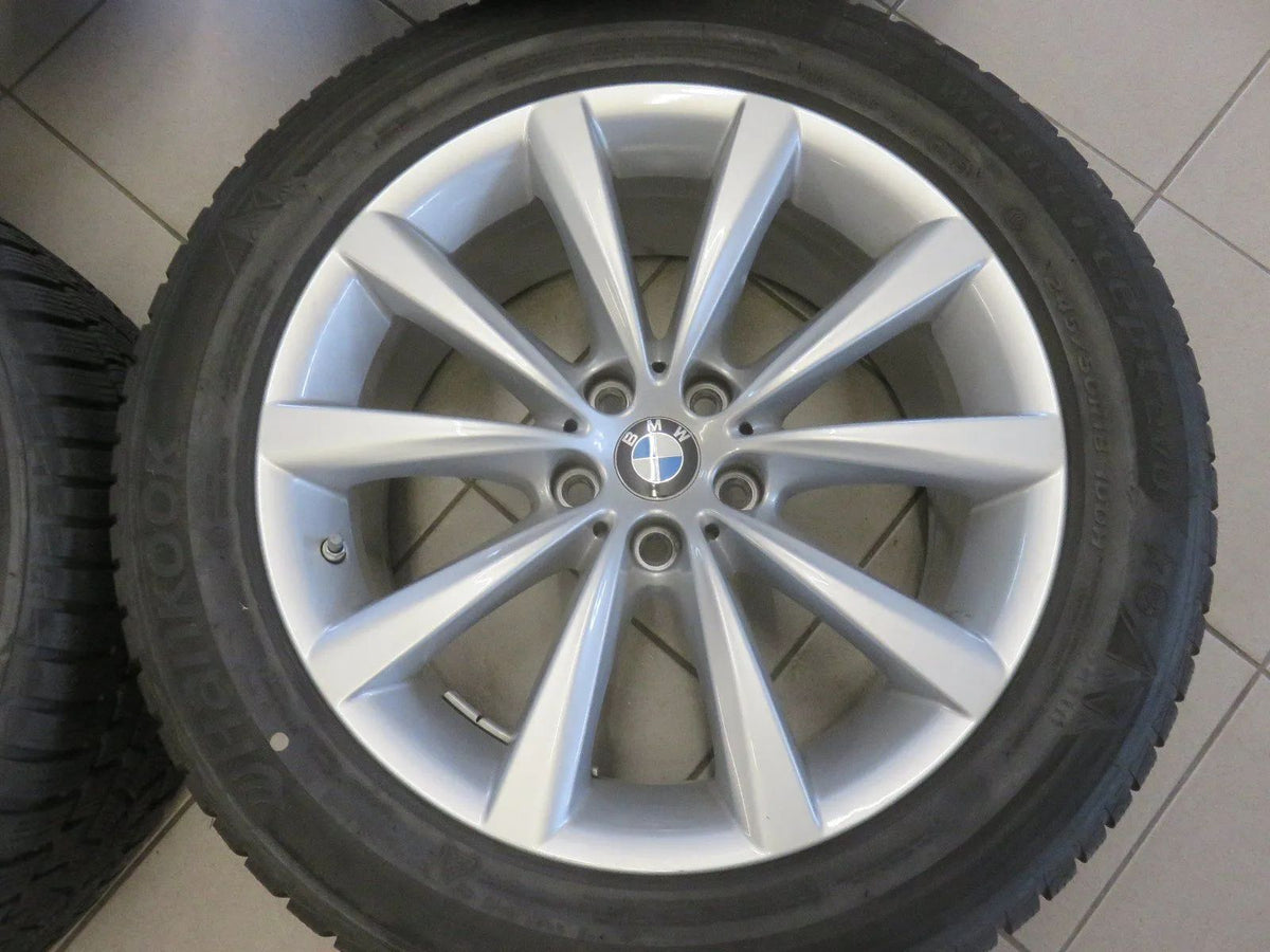 Originele BMW 6-serie G32 7-serie G11 lichtmetalen velgen met winterbanden en winterwielen 245 50 R18 7mm Detailweergave 5