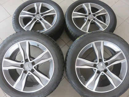 Original Mercedes C-Klasse W205 S205 17 Zoll Alufelgen Winterräder Winterreifen