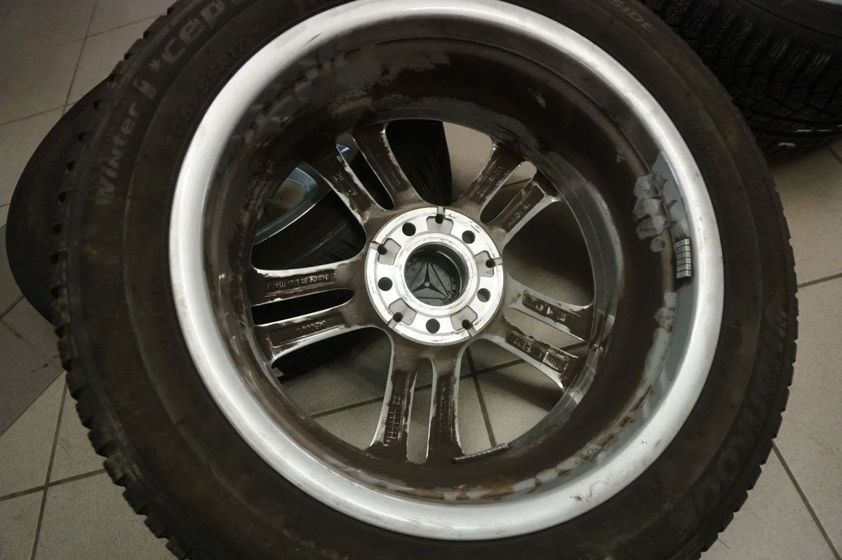 Jantes alu et pneus hiver d'origine Mercedes Classe A W177 Classe B CLA 205 55 R17 Vue détaillée 7