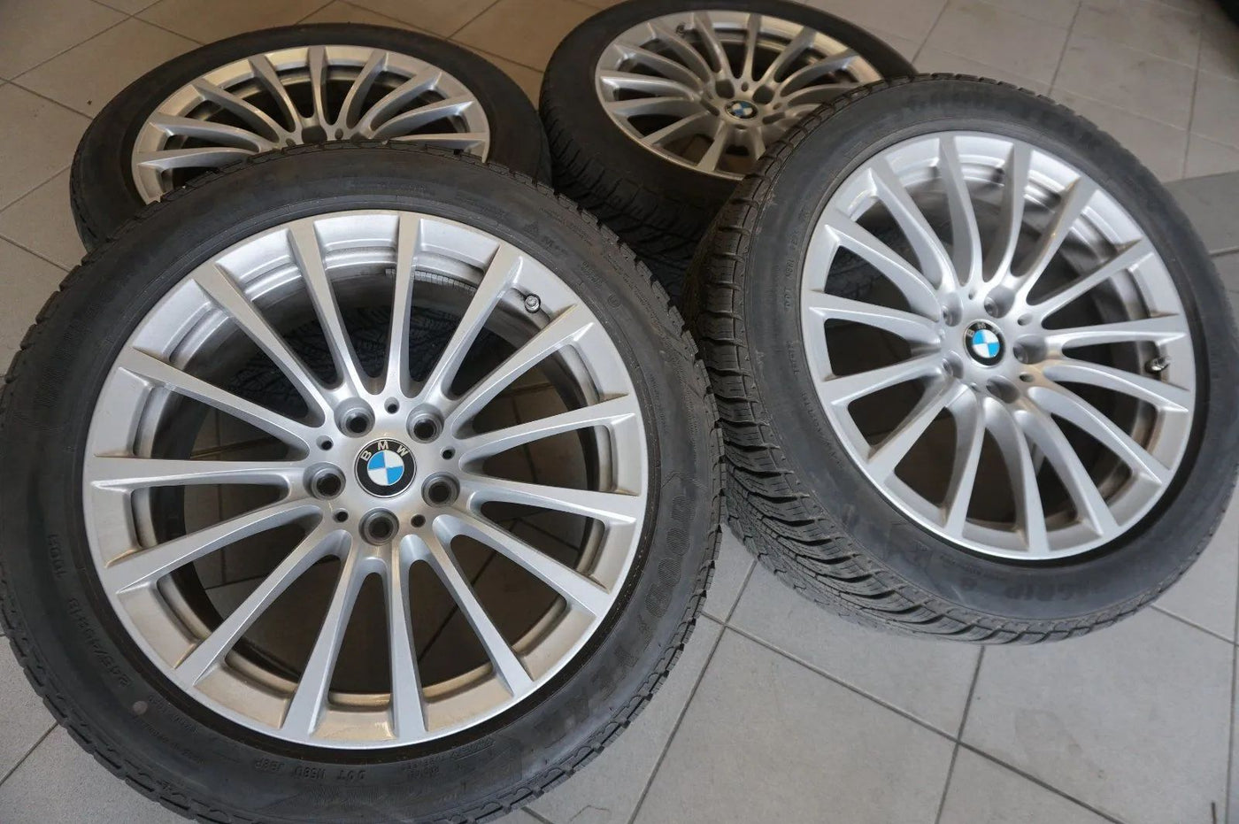 Genuine BMW 5 Series G30 G31 Alloy Wheels Winter Wheels Winter Tires 245 45 R18 Inch