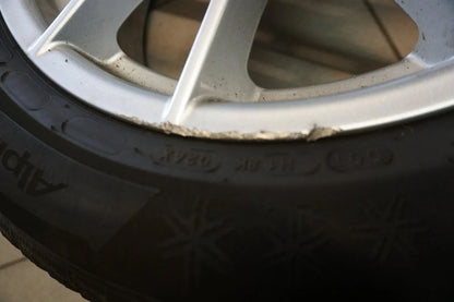Jantes alliage d'origine BMW Série 5 G30 G31 Roues hiver Pneus hiver 225 55 R17 2021 6mm