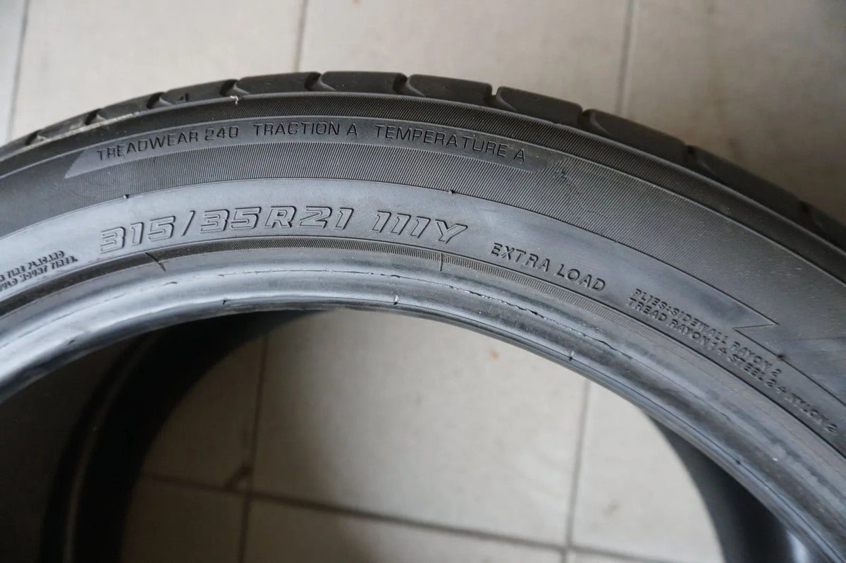 2 X 315 35 R21 111Y Summer Tires Yokohama Advan Sport V107 * 6mm 2021 Detail view 4