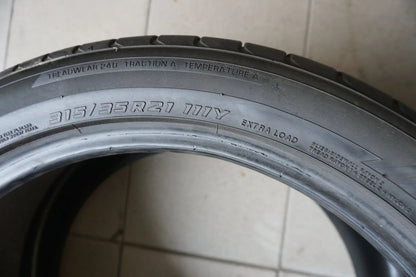 2 X 315 35 R21 111Y Summer Tires Yokohama Advan Sport V107 * 6mm 2021