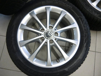 Cerchi in lega originali Mercedes Classe A W177 Classe B W247 CLA da 17 pollici con pneumatici invernali