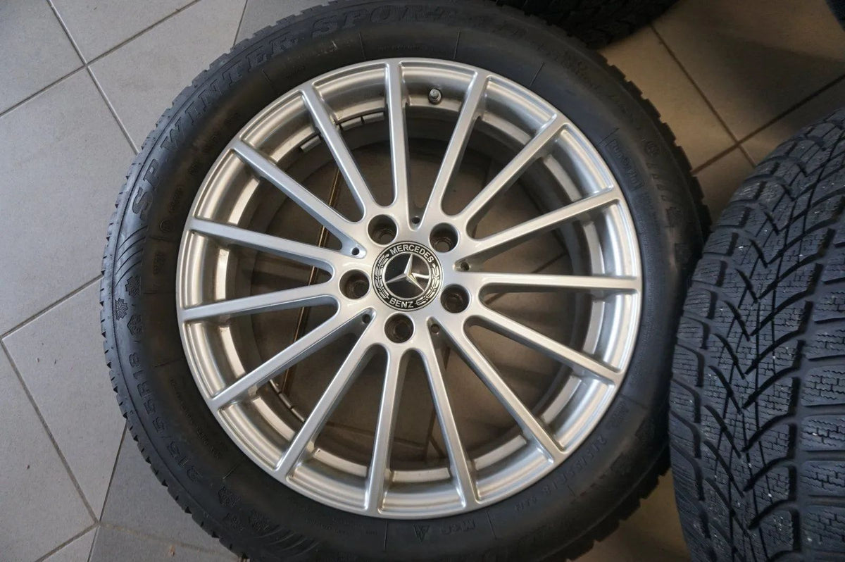 Original Mercedes GLA X156 Alloy Wheels Winter Wheels Winter Tires 215 55 R18 Inch Detailansicht 4